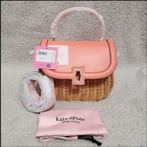 Kate Spade New York Gracie Wicker Medium Top Handle Bag